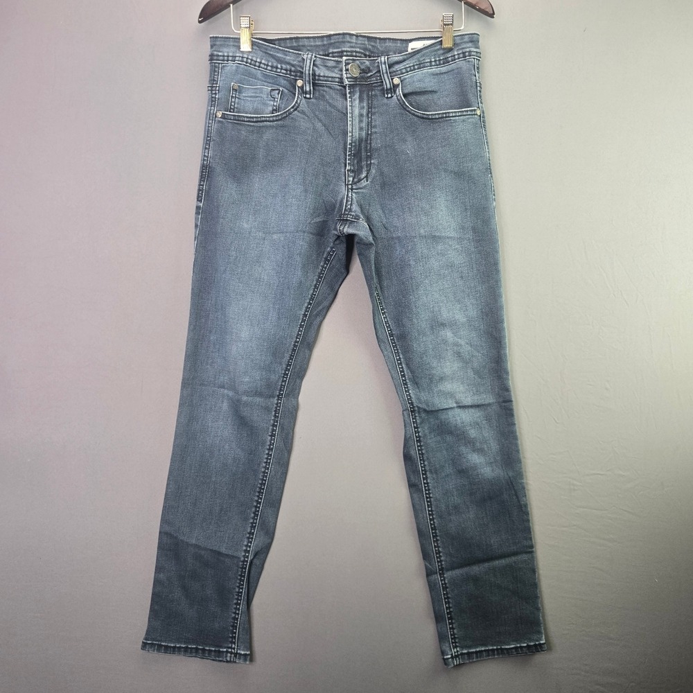 Buffalo David Bitton Axel Slim Stretch Jeans 32x30 Blue Denim Five Pocket Men
